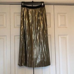Filly Flair Maxi Skirt in Gold